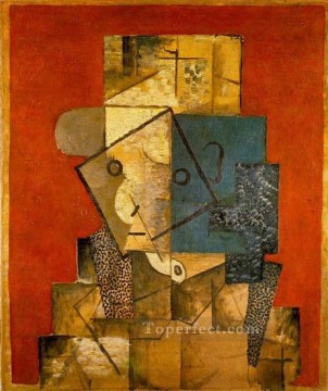 Hombre 1915 Pablo Picasso Pinturas al óleo